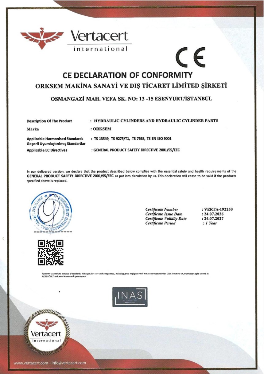 CE Declaration of Conformity